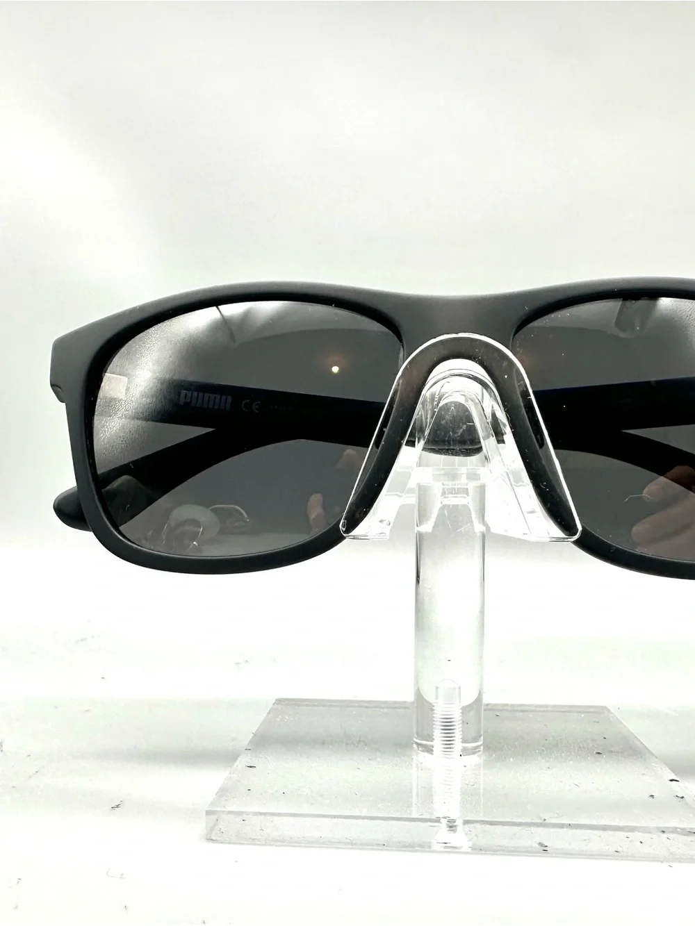 Puma Men Polarized Sunglasses Matte Black Square PE0044SCOS 001 57-16-142